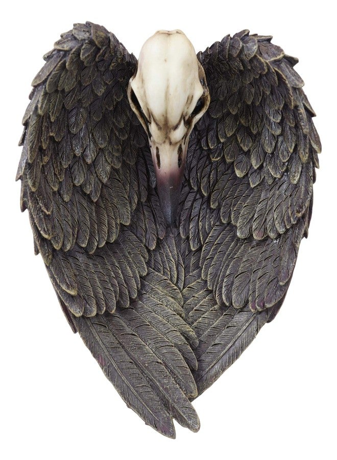 Ebros Gift Ebros Harbinger Of Doom Edgar Poe Gothic Winged Raven Skull Jewelry Coin Dish Tray Ashtray Figurine 6.75"L Ossuary Macabre Halloween Decor Sculpture - Image 4